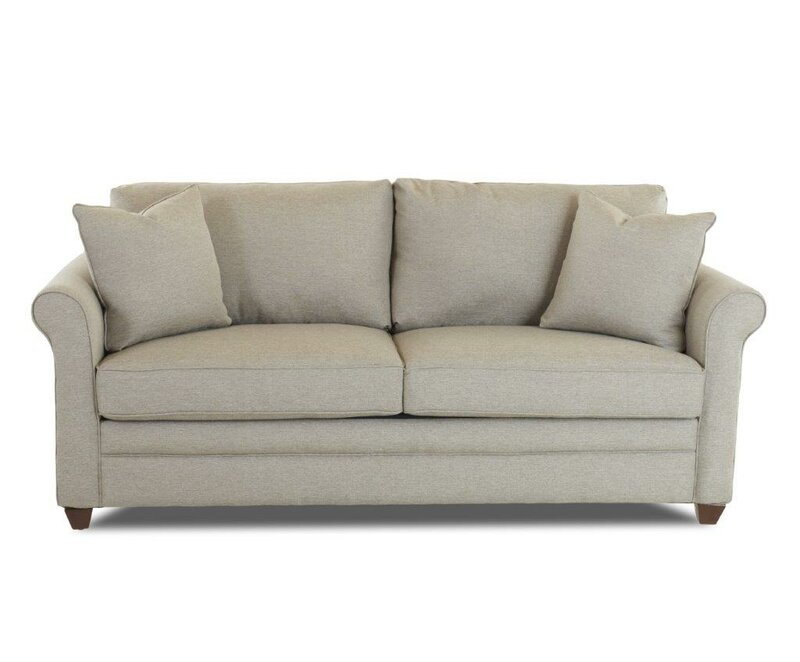 rolled arm sofa