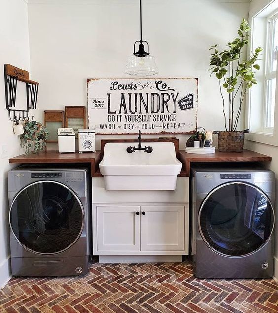 farmhouse laundry room